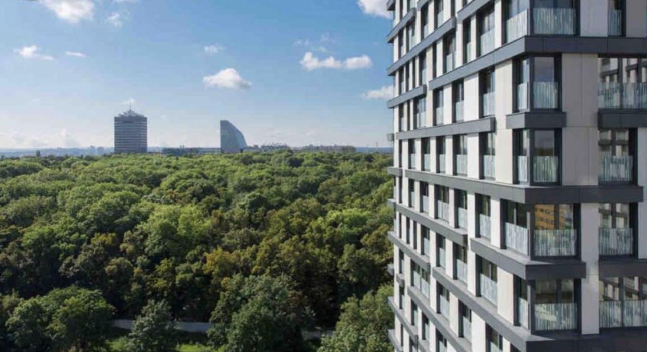 Residence Garden Tower S Balkonem, Garaz Prága Kültér fotó