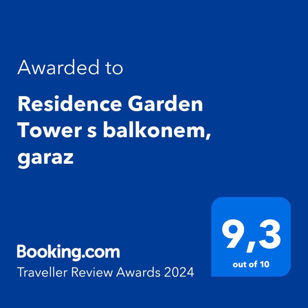 Residence Garden Tower S Balkonem, Garaz Prága Kültér fotó